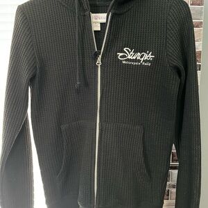 STURGIS 77th Anniversary 2017 Heavyweight Waffle Knit Hoodie double zip